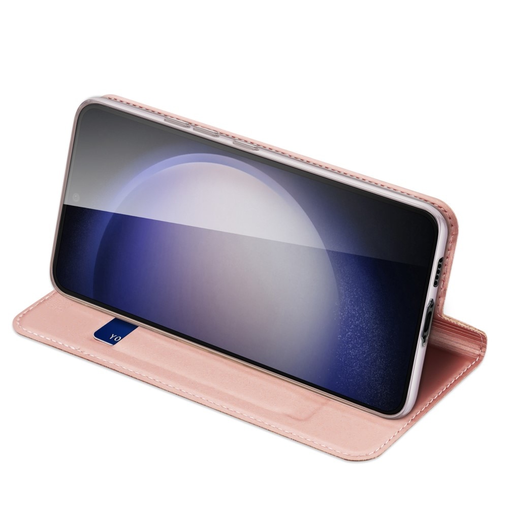 Étui portefeuille Skin Pro Series Samsung Galaxy S23 FE, Or rose