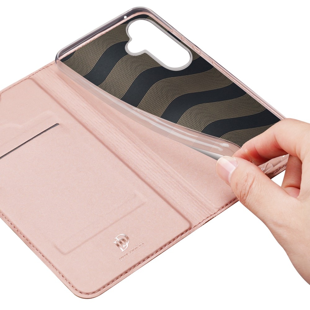 Étui portefeuille Skin Pro Series Samsung Galaxy S23 FE, Or rose