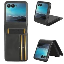 Coque portefeuille Motorola Razr 40 Ultra, Noir