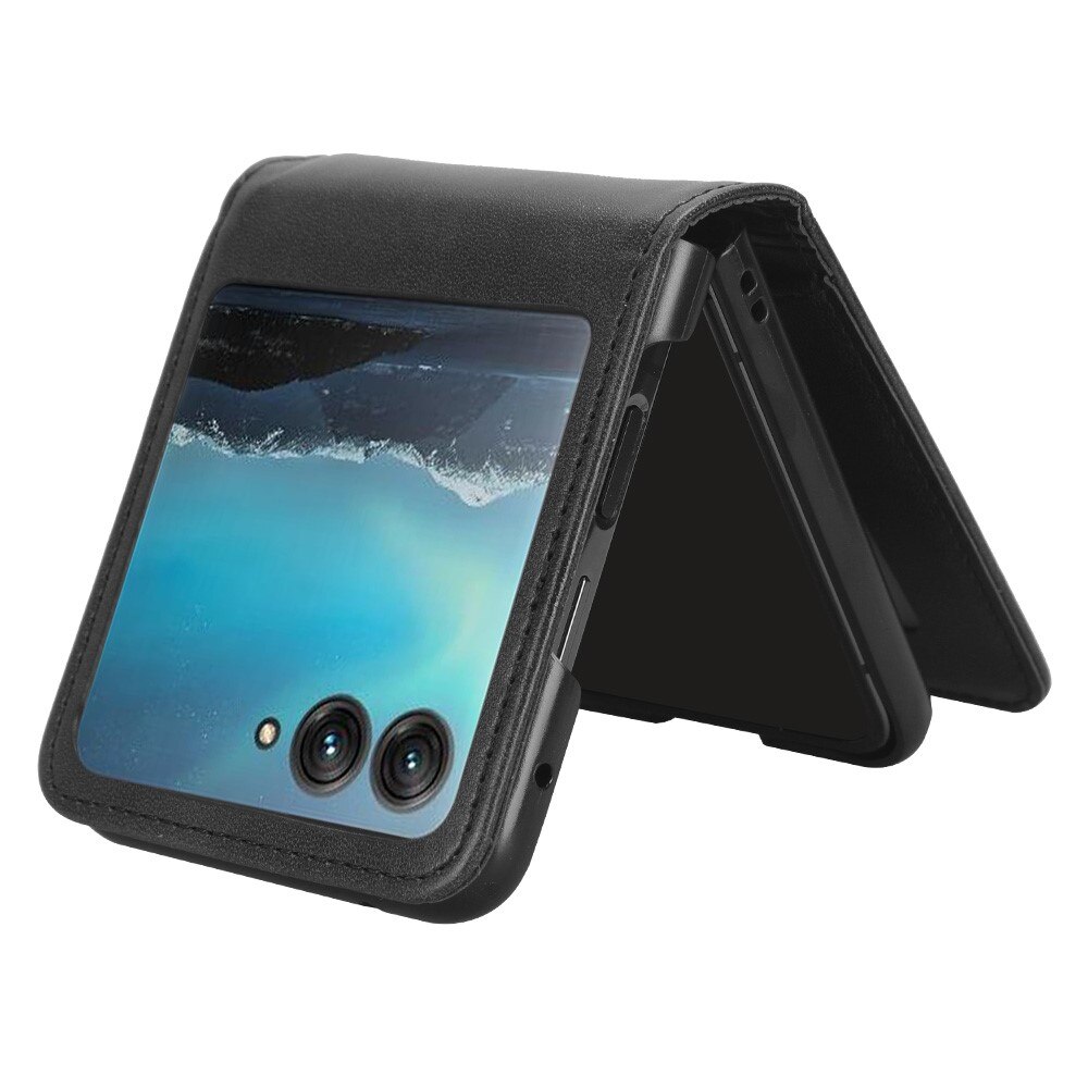 Coque portefeuille Motorola Razr 40 Ultra, Noir