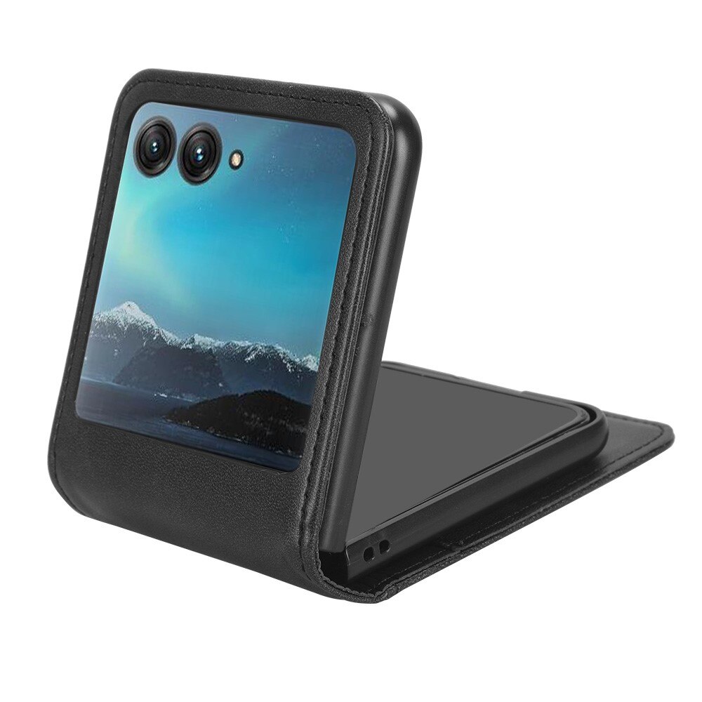 Coque portefeuille Motorola Razr 40 Ultra, Noir