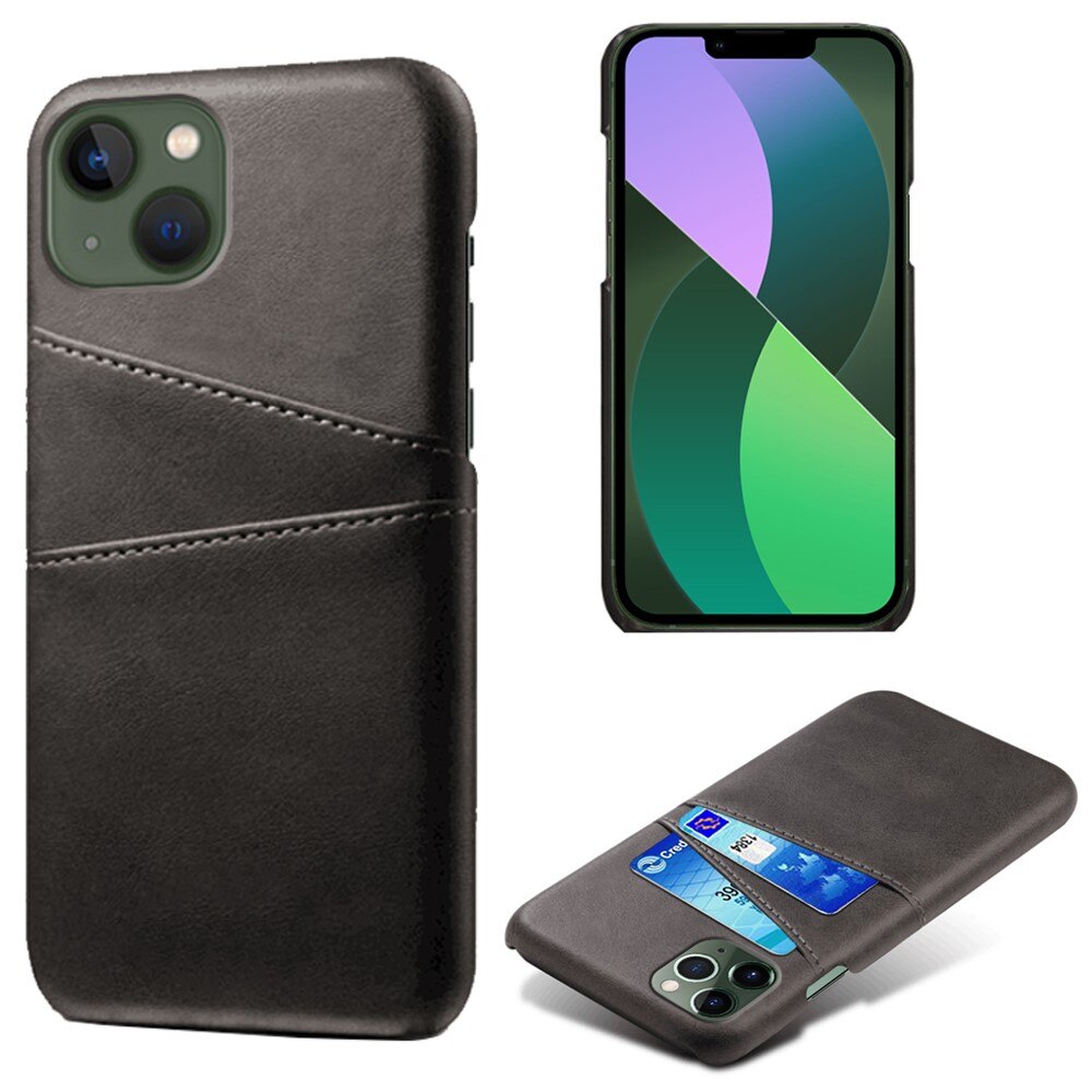 Coque Card Slots iPhone 15 Plus, Noir