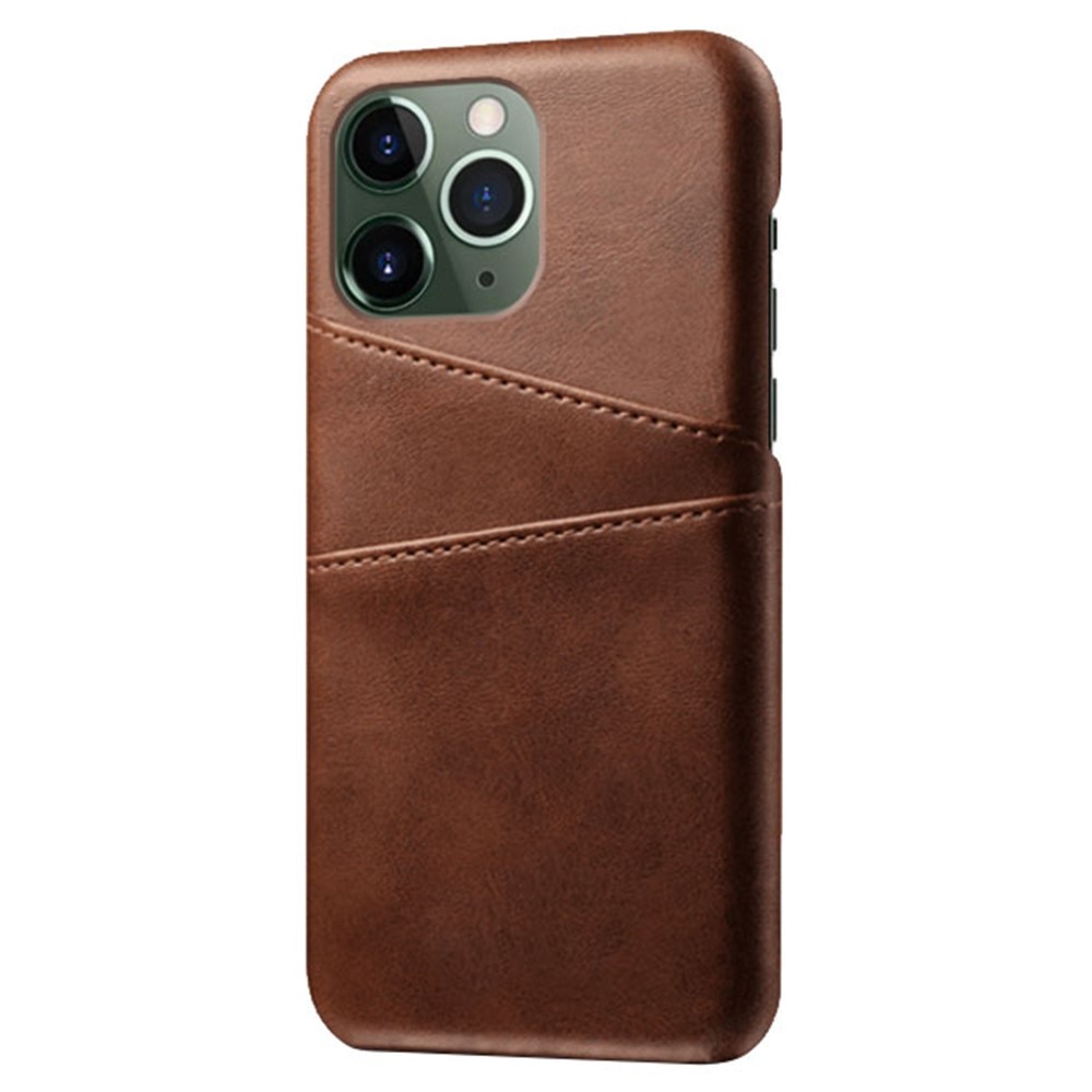 Coque Card Slots iPhone 15 Pro, Marron