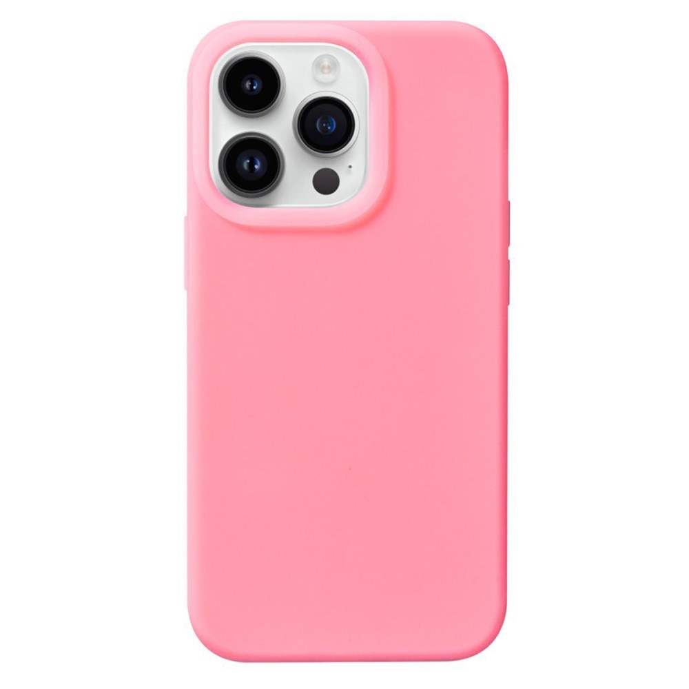 Coque en silicone Jelly iPhone 15 Pro Max, rose