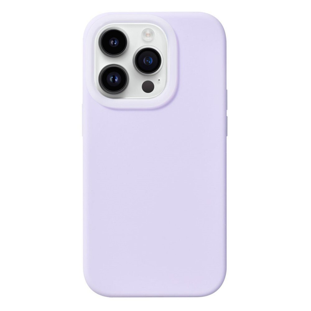 Coque en silicone Jelly iPhone 15 Pro Max, violet