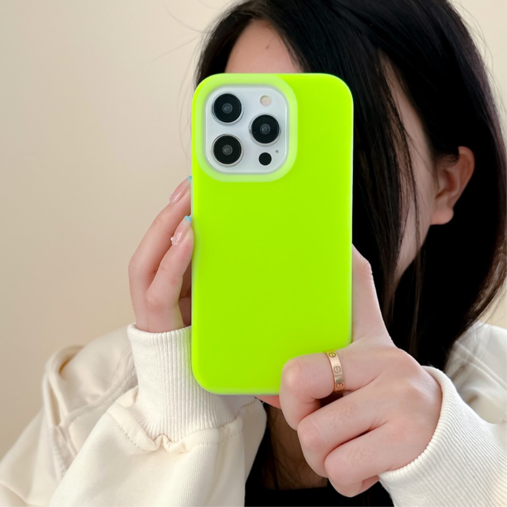 Coque en silicone Jelly iPhone 15 Pro, vert