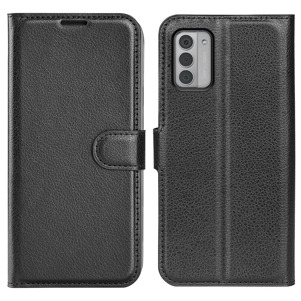 Coque portefeuille Nokia G42, noir