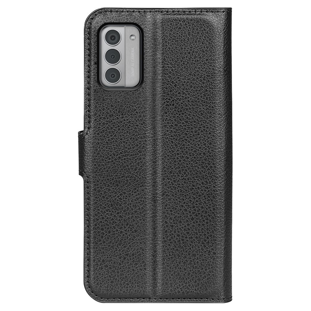 Coque portefeuille Nokia G42, noir