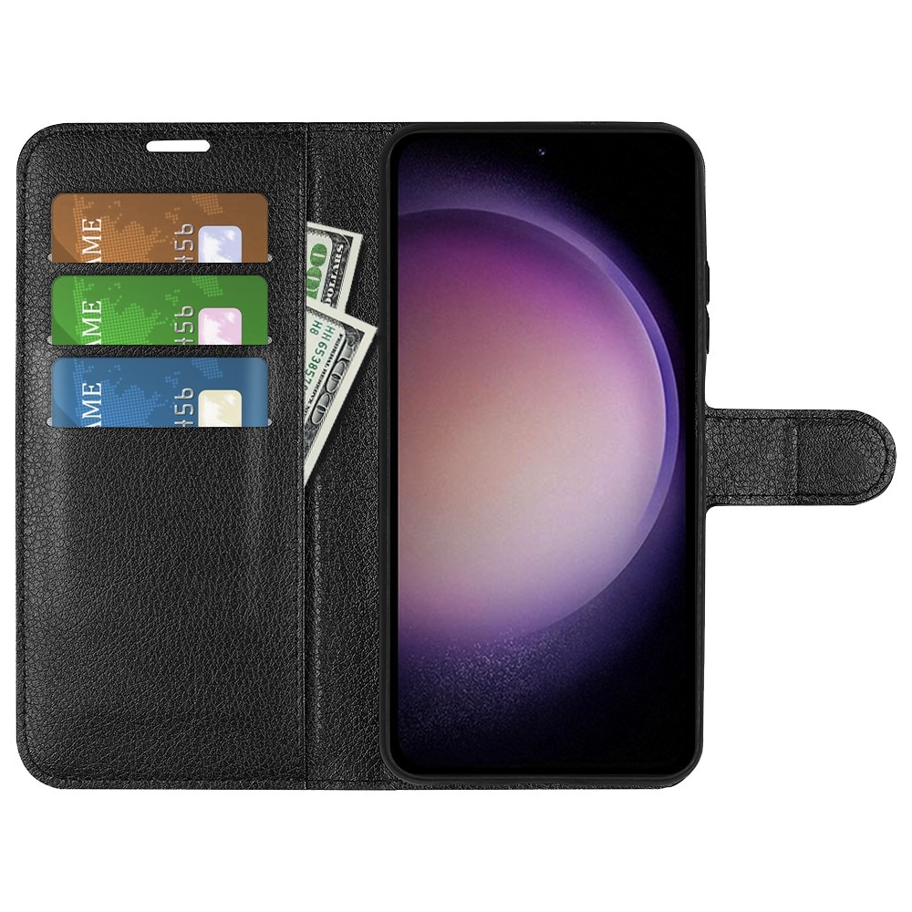 Coque portefeuille Samsung Galaxy S23 FE, Noir