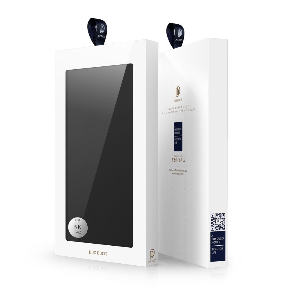 Étui portefeuille Skin Pro Series  Nokia G42, Noir