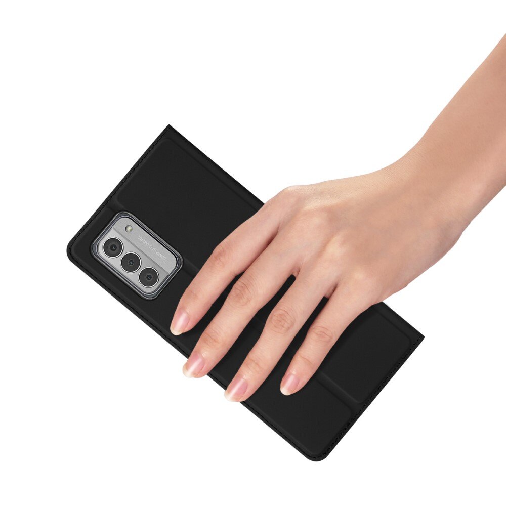 Étui portefeuille Skin Pro Series  Nokia G42, Noir