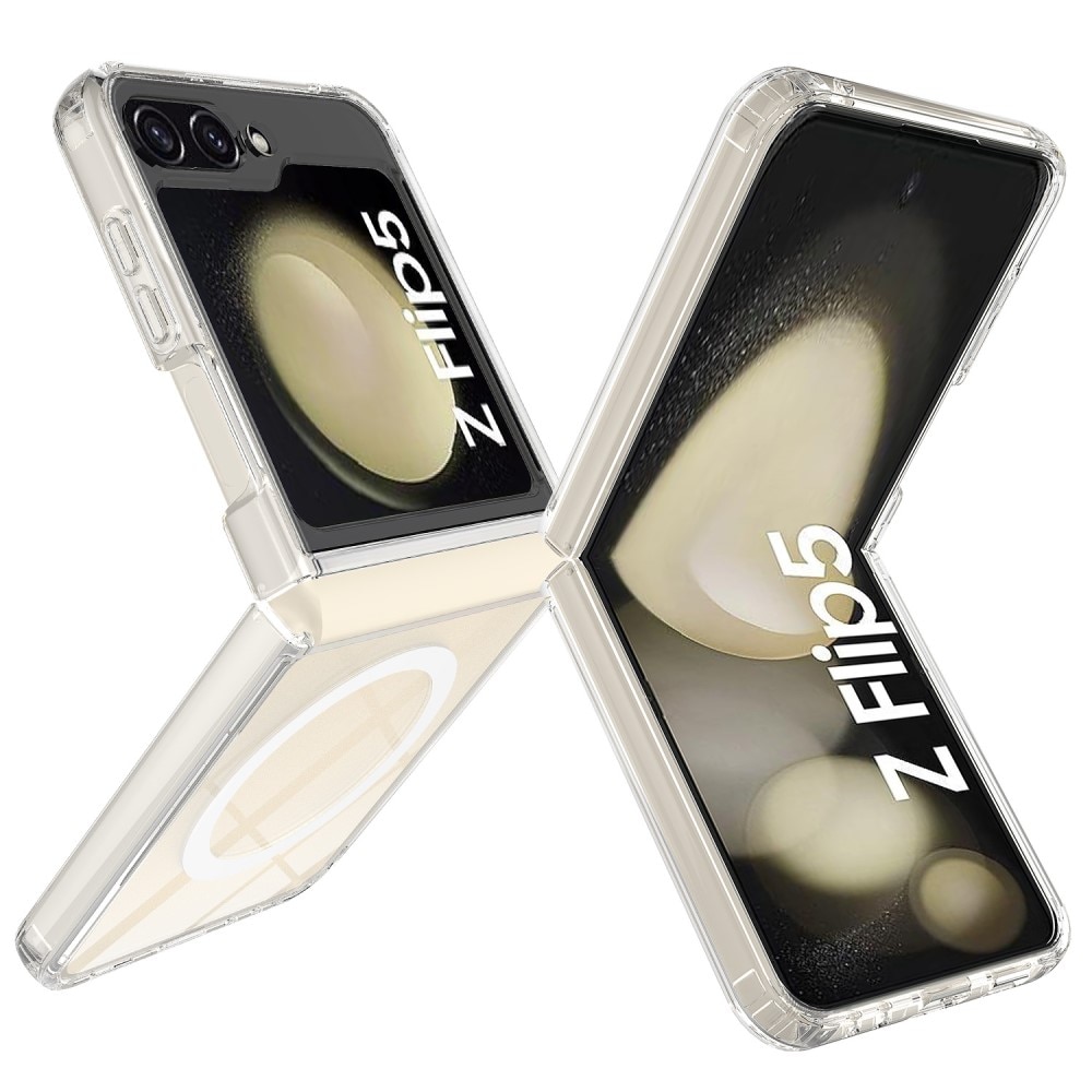 Coque hybride MagSafe Samsung Galaxy Z Flip 5  transparent