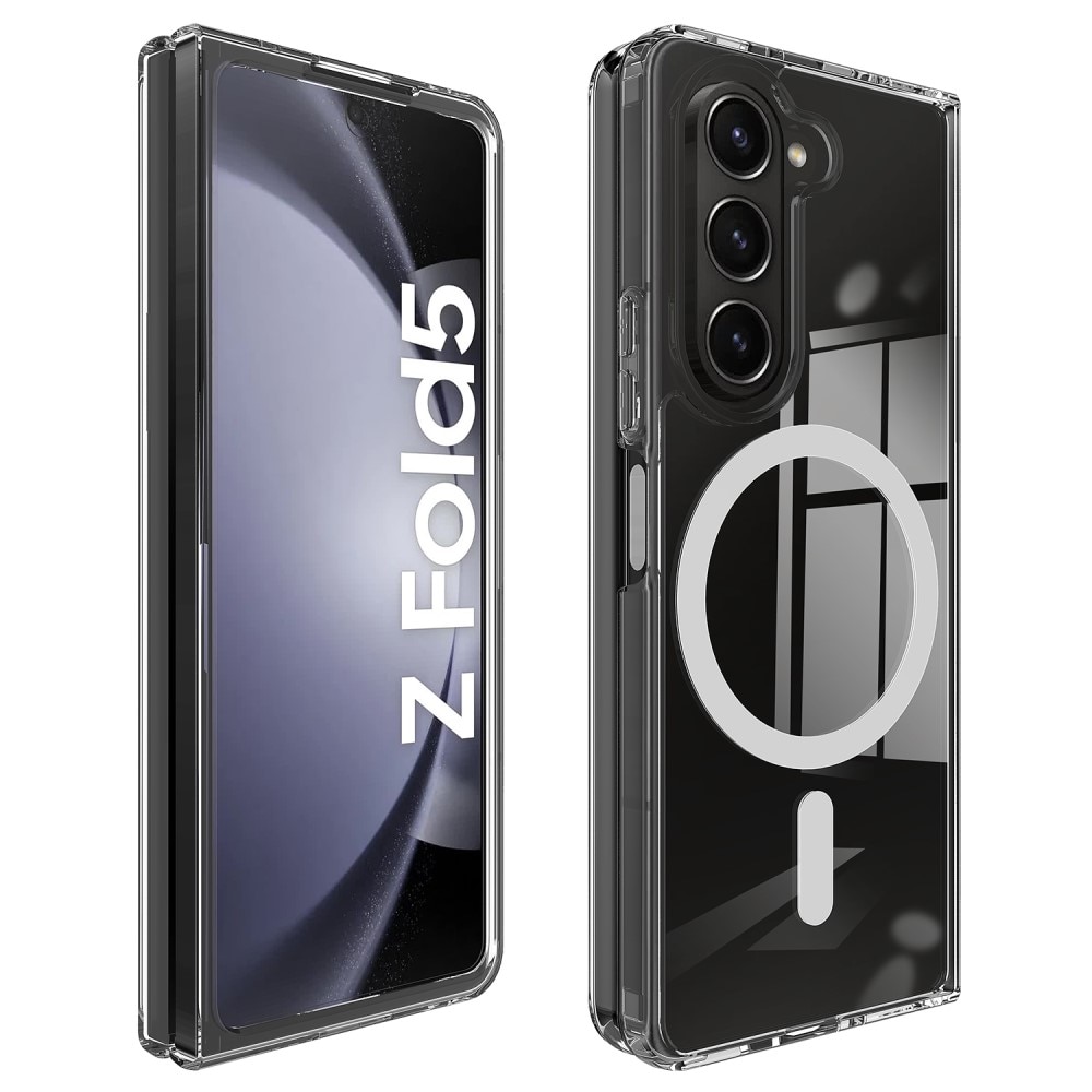 Coque hybride MagSafe Samsung Galaxy Z Fold 5 Transparent