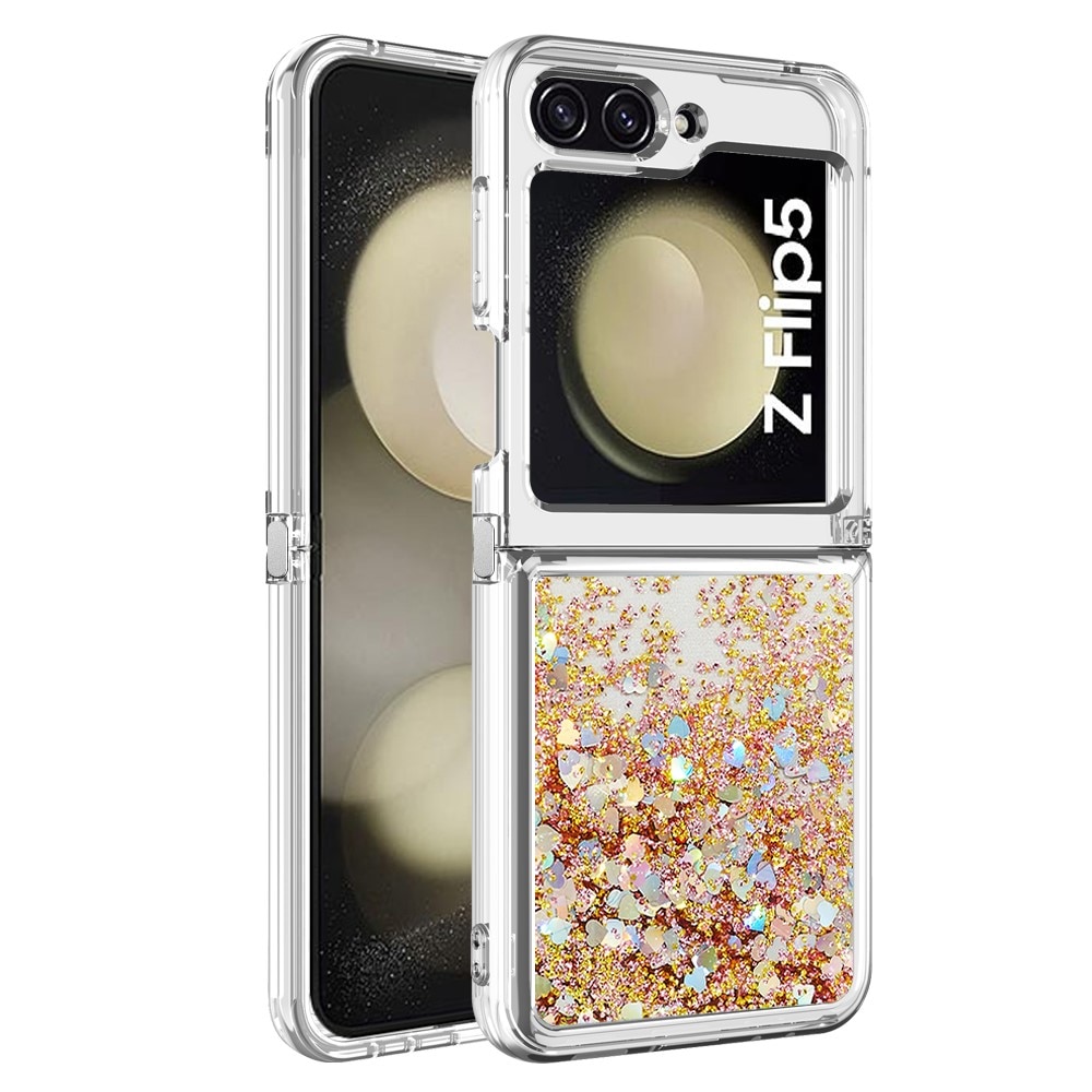 Coque Glitter Powder TPU Samsung Galaxy Z Flip 5, or