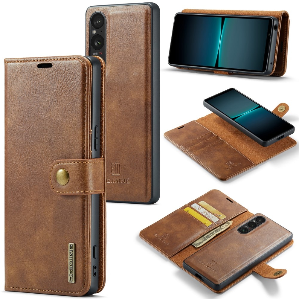 Étui portefeuille Magnet Wallet Sony Xperia 5 VI, Cognac