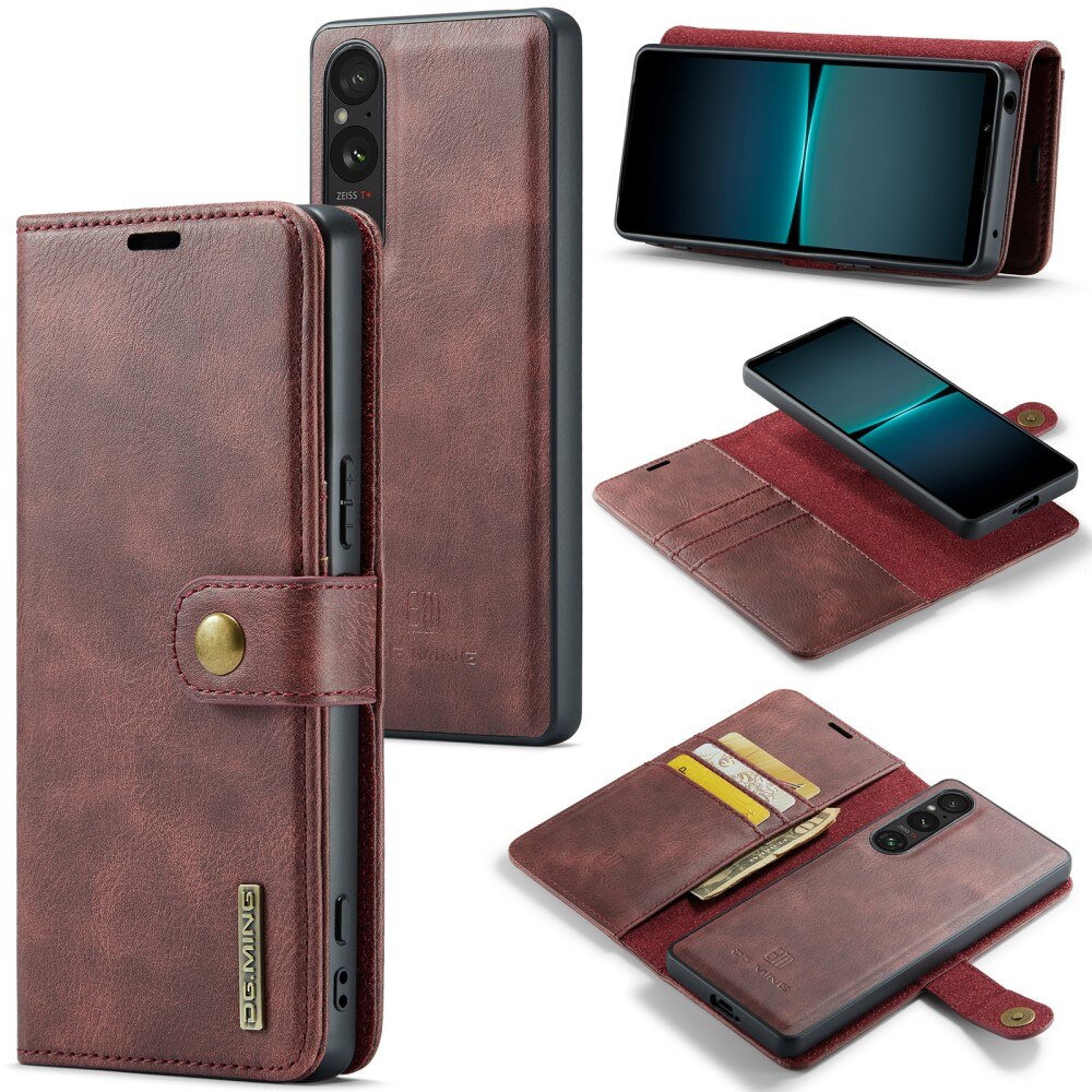 Étui portefeuille Magnet Wallet Sony Xperia 1 V, Red