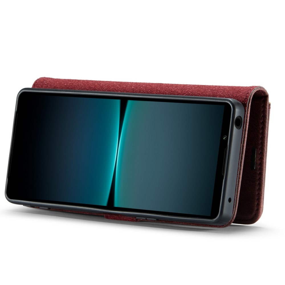 Étui portefeuille Magnet Wallet Sony Xperia 1 V, Rouge