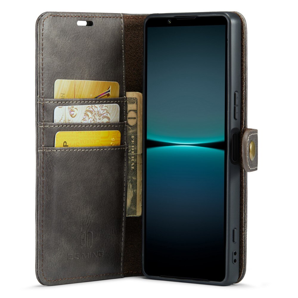 Étui portefeuille Magnet Wallet Sony Xperia 1 V, Brown