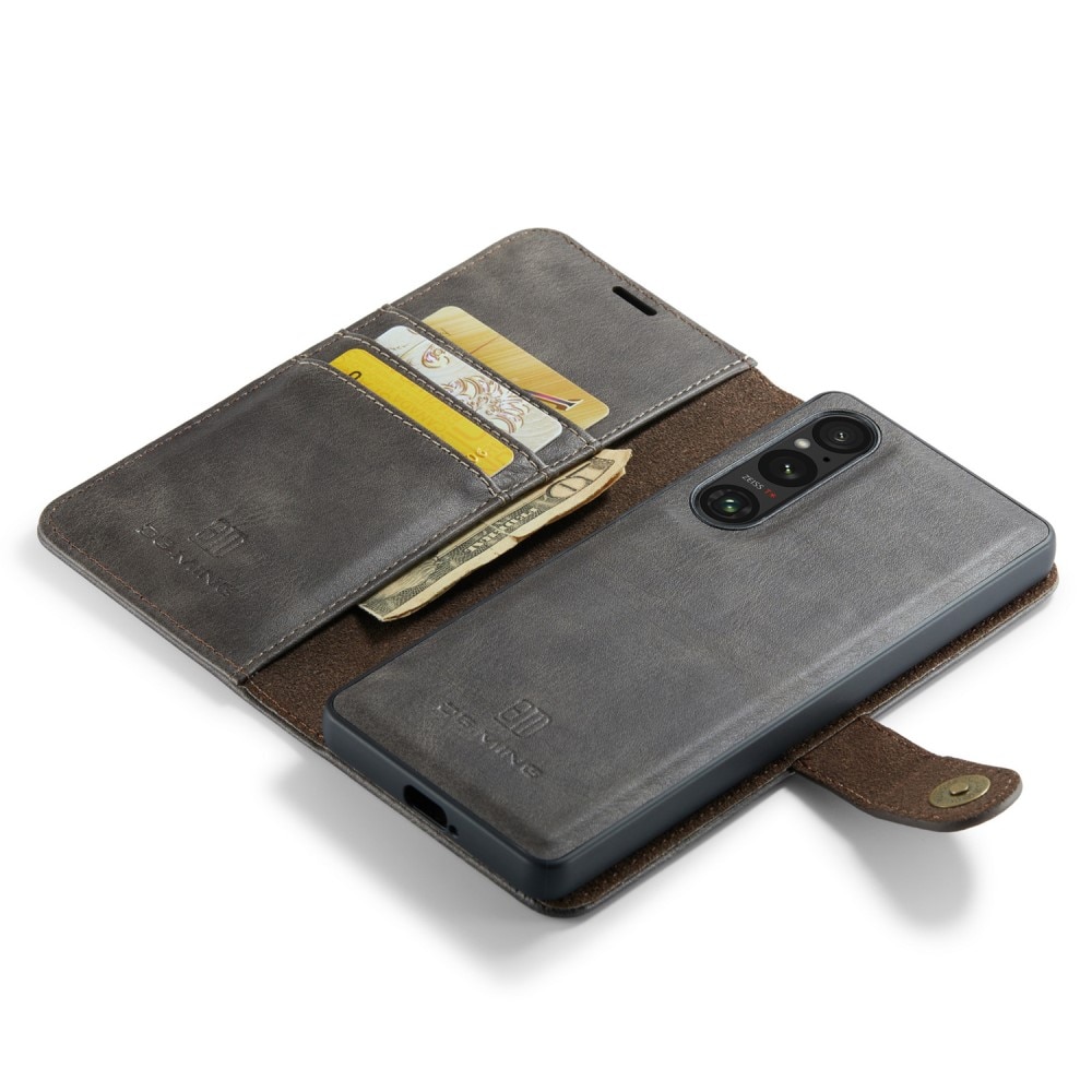 Étui portefeuille Magnet Wallet Sony Xperia 1 V, Brown