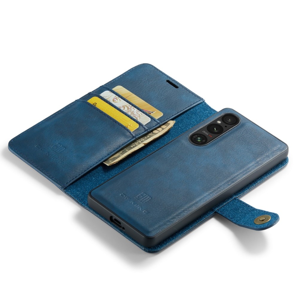 Étui portefeuille Magnet Wallet Sony Xperia 1 V, Blue