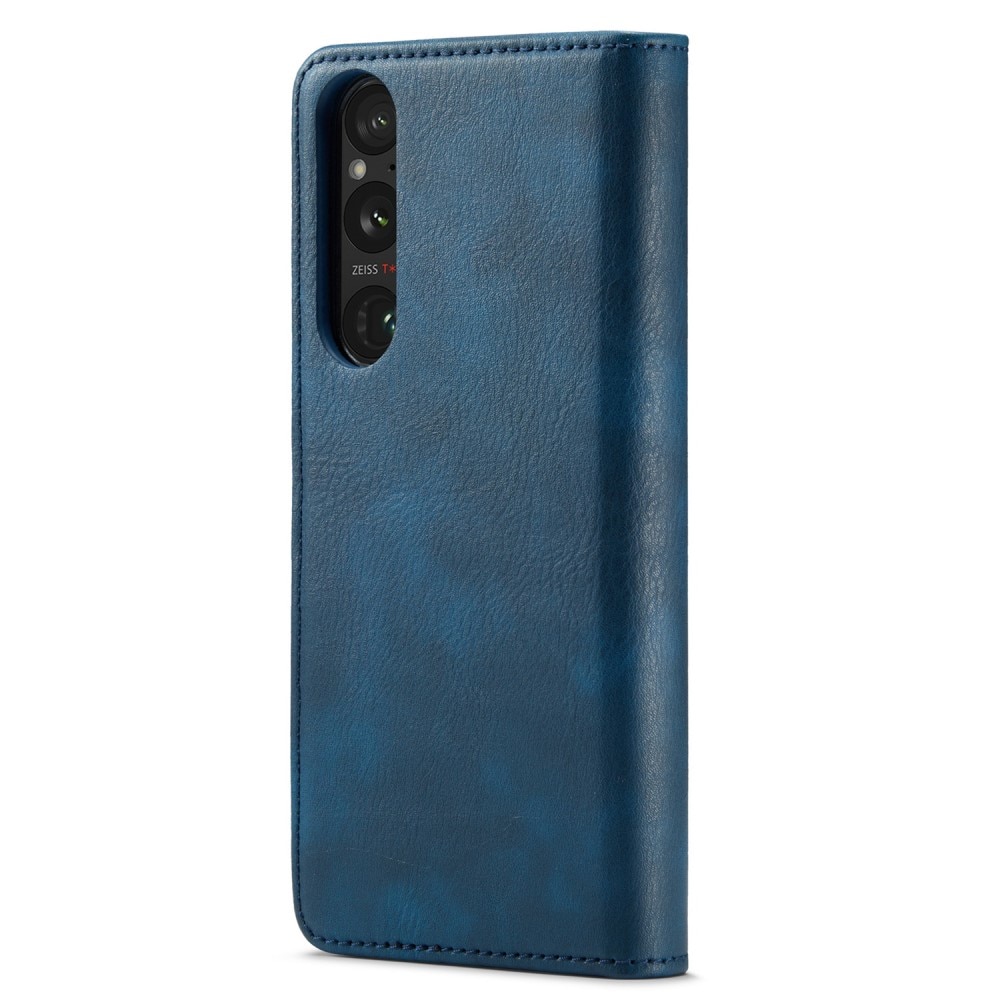 Étui portefeuille Magnet Wallet Sony Xperia 1 V, Blue