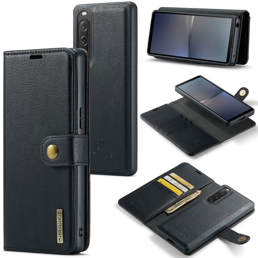 Étui portefeuille Magnet Wallet Sony Xperia 10 V, Black