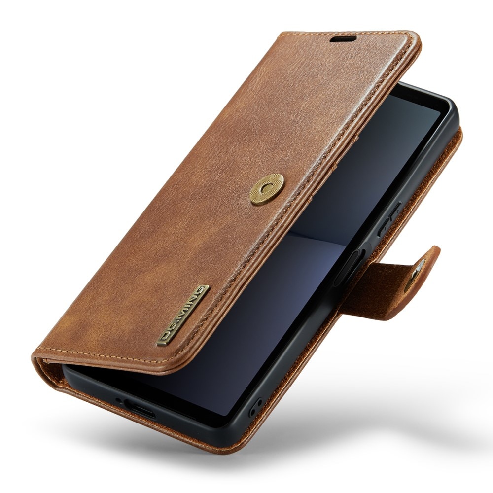 Étui portefeuille Magnet Wallet Sony Xperia 10 V, Cognac