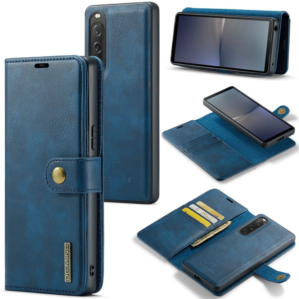 Étui portefeuille Magnet Wallet Sony Xperia 10 V, Blue