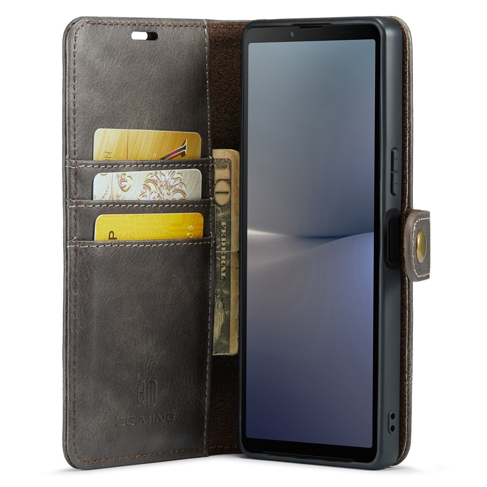 Étui portefeuille Magnet Wallet Sony Xperia 10 V, Brown