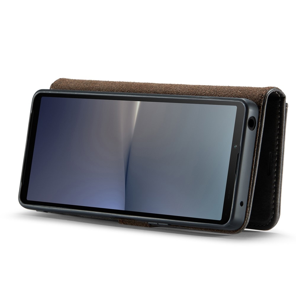 Étui portefeuille Magnet Wallet Sony Xperia 10 V, Brown
