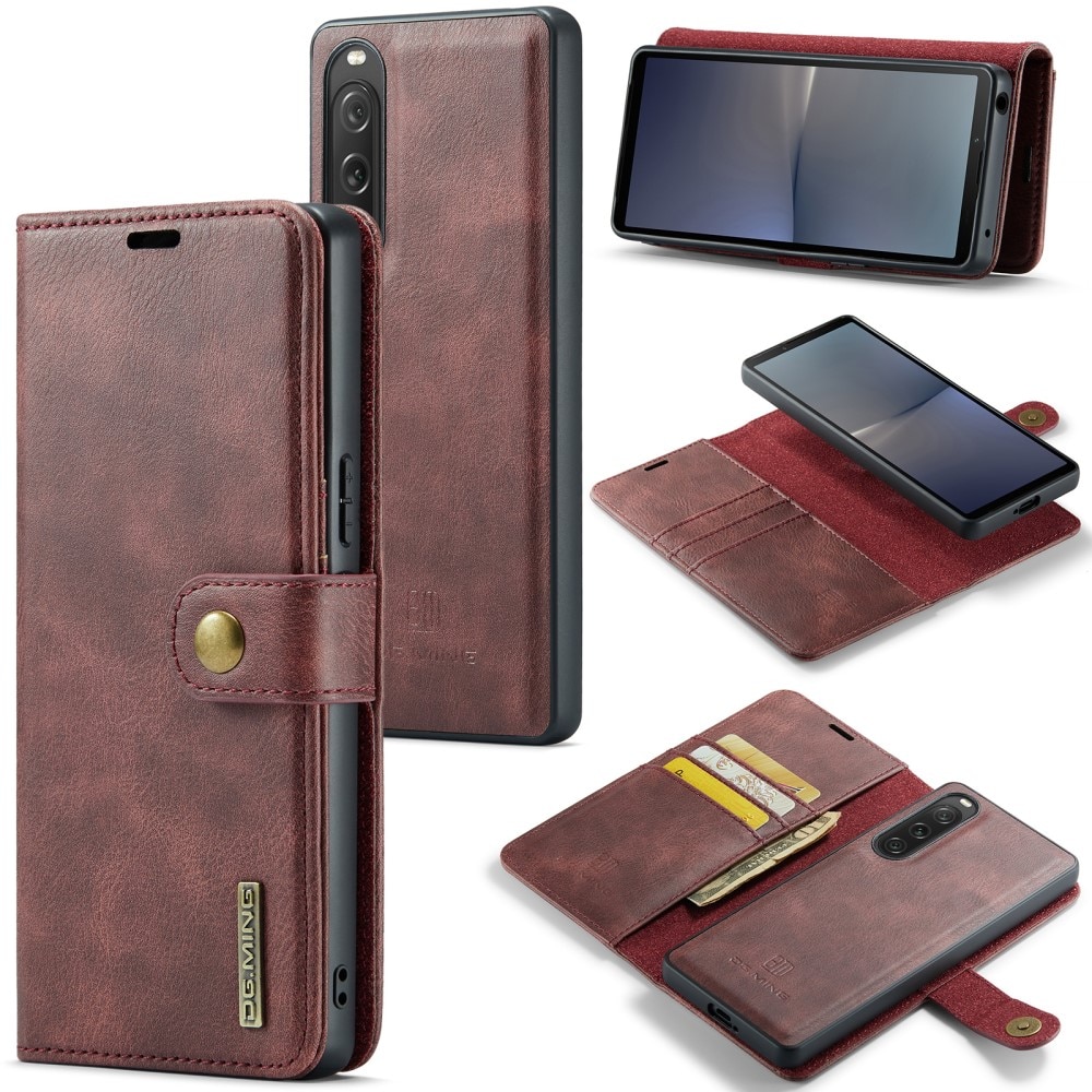 Étui portefeuille Magnet Wallet Sony Xperia 10 V, Red