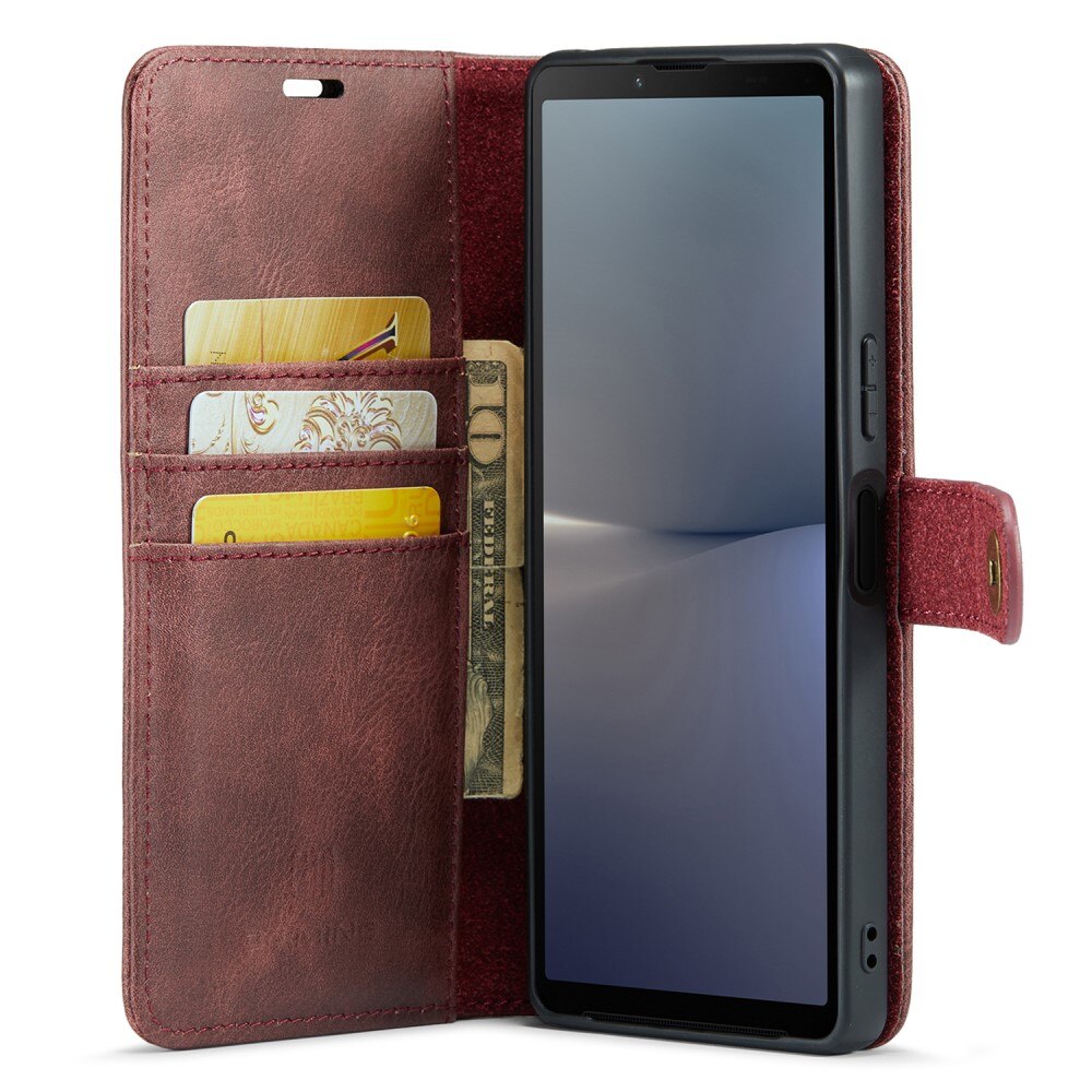 Étui portefeuille Magnet Wallet Sony Xperia 10 V, Red