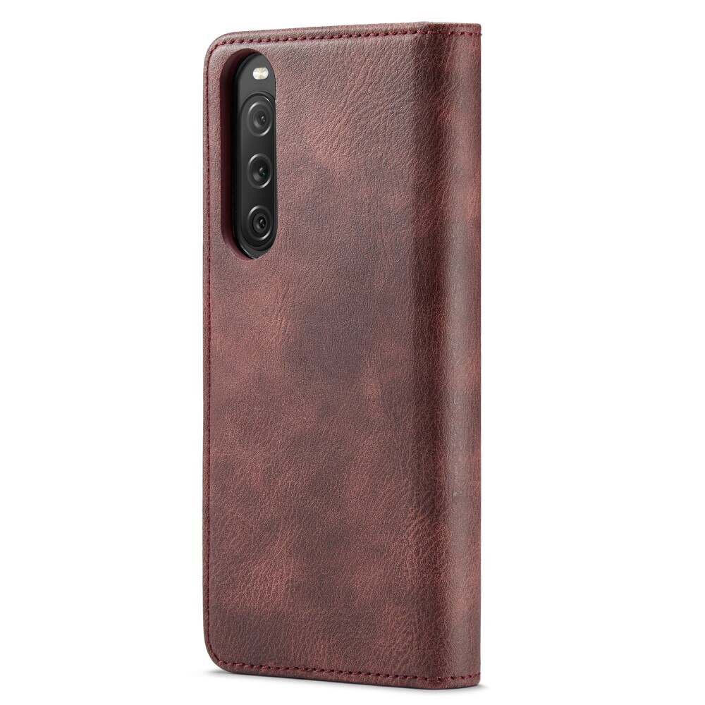 Étui portefeuille Magnet Wallet Sony Xperia 10 V, Red