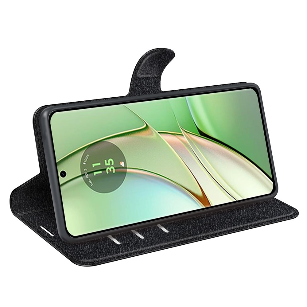 Coque portefeuille Motorola Edge 40, Noir