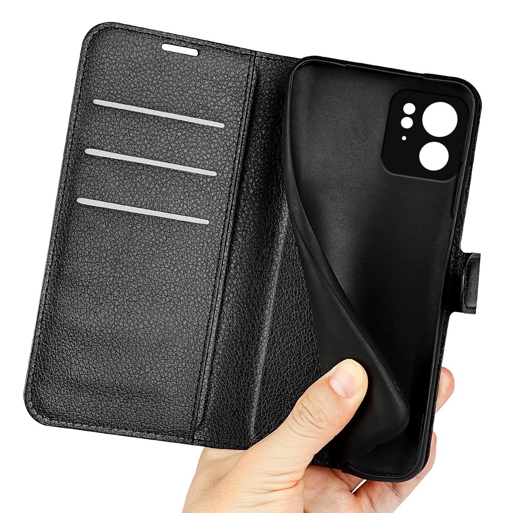 Coque portefeuille Motorola Edge 40, Noir