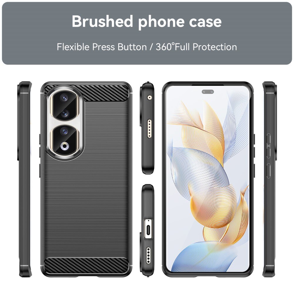 Coque TPU Brushed Honor 90 Pro, Black