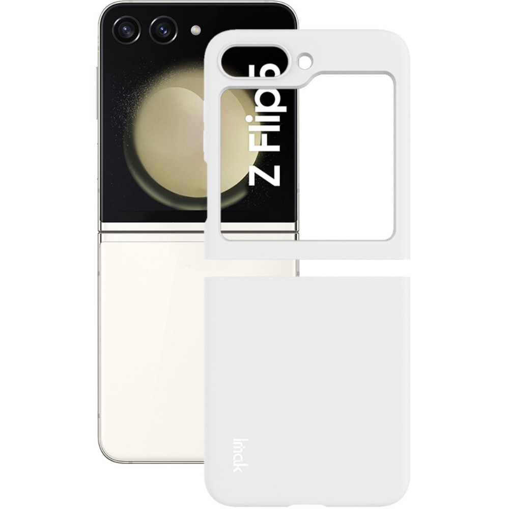 Coque rigide Samsung Galaxy Z Flip 5, blanc