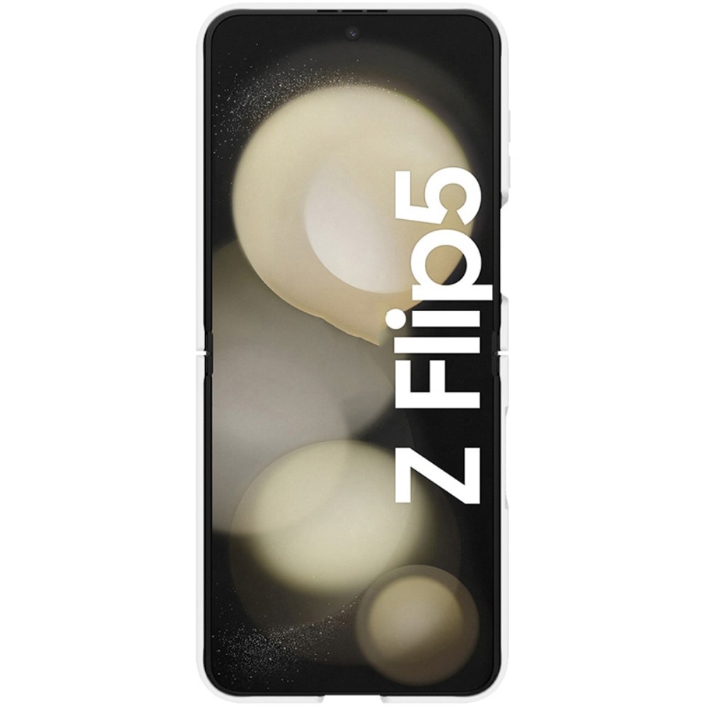 Coque rigide Samsung Galaxy Z Flip 5, blanc