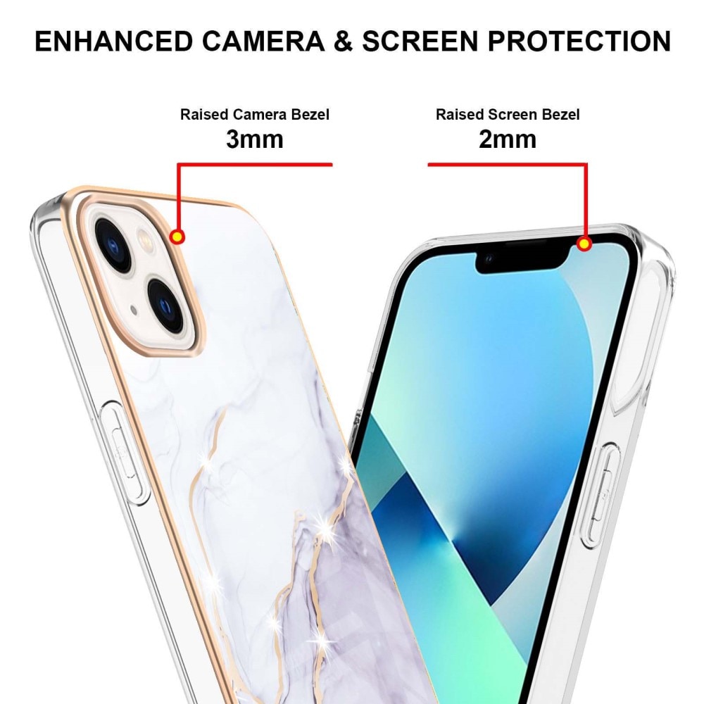 Coque TPU iPhone 15, Multi-couleur / motif