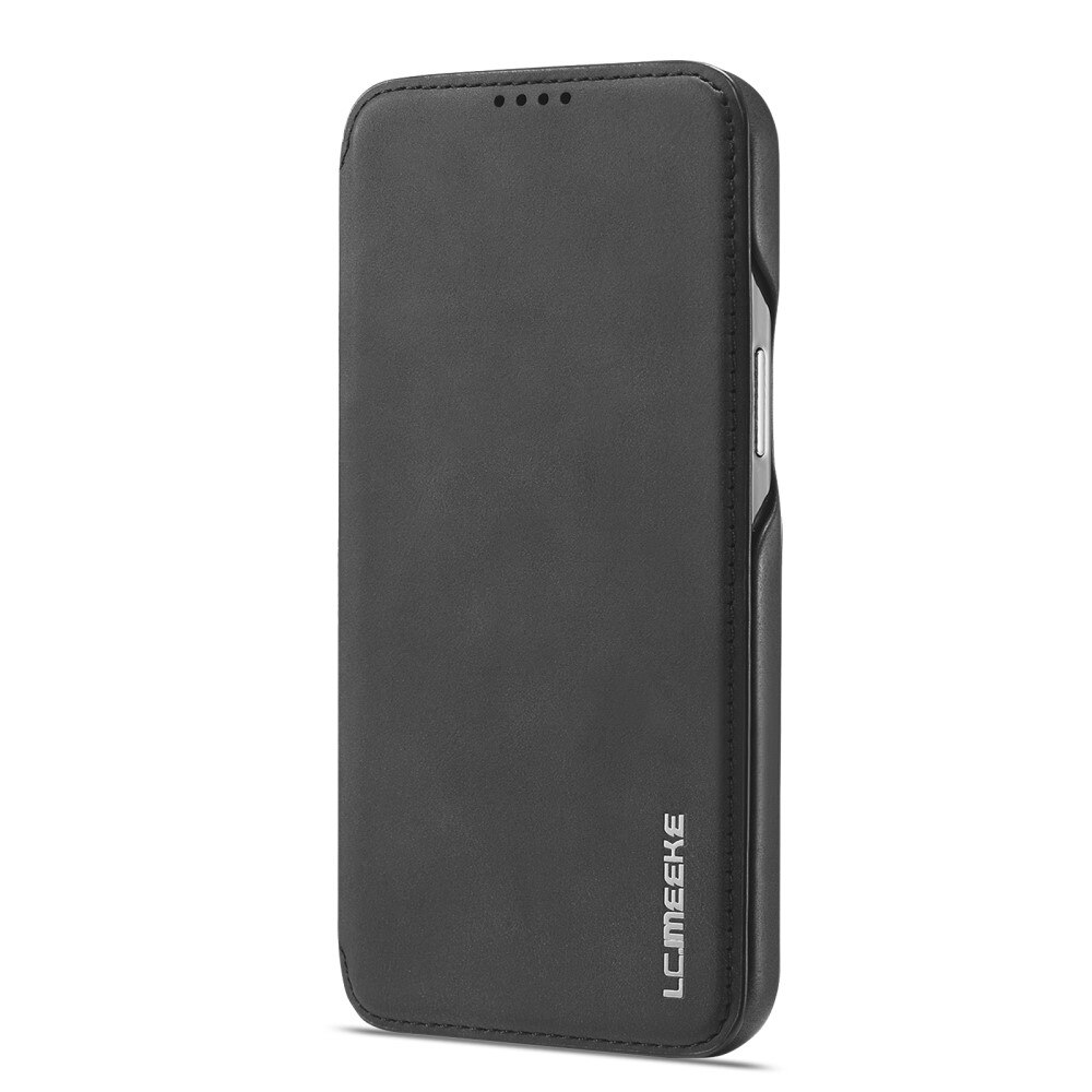 Étui portefeuille mince iPhone 15 Pro Max, noir