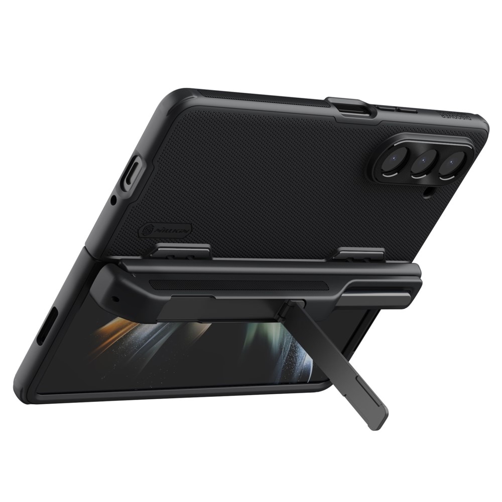 Super Frosted Shield Fold with Pen Slot Samsung Galaxy Z Fold 5, noir