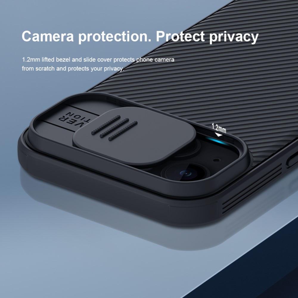 Kit pour iPhone 15: Coque CamShield et protecteur d’écran