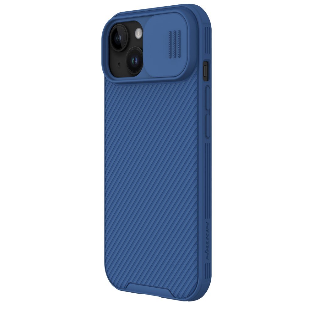 Coque CamShield iPhone 15, Bleu