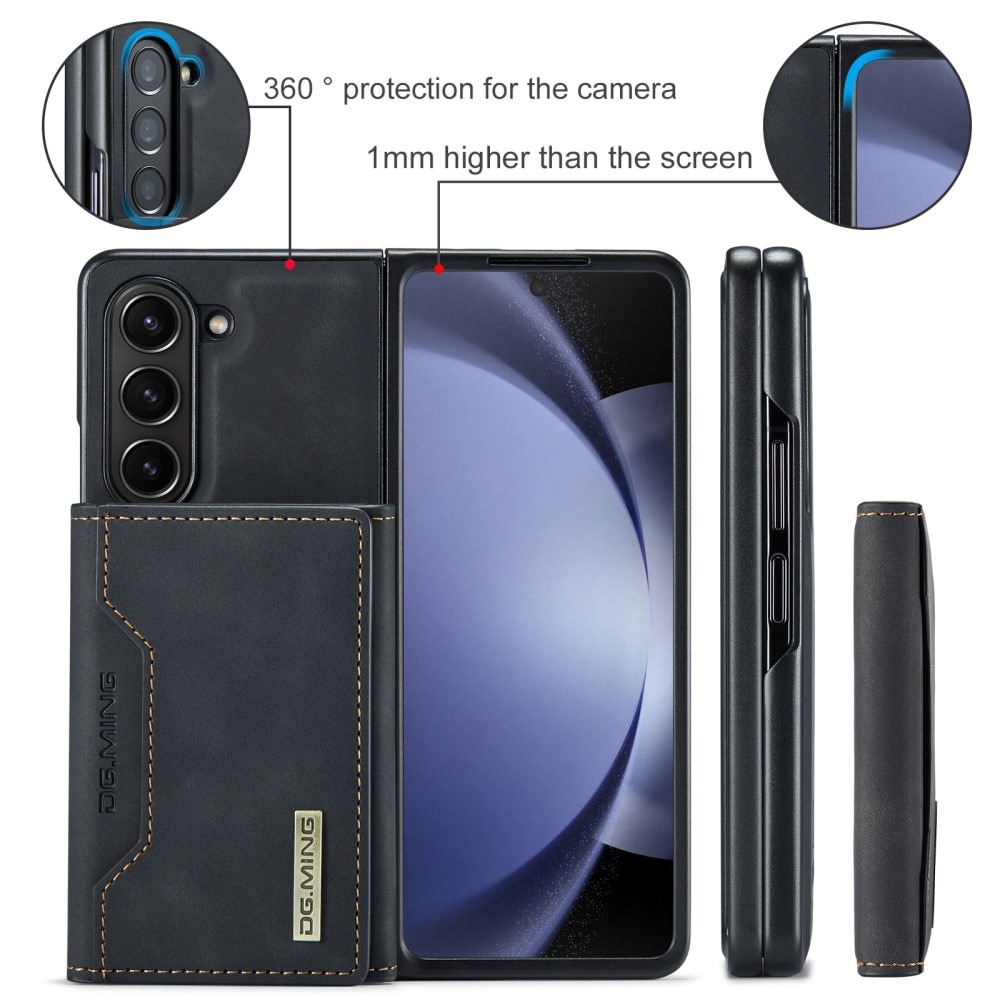 Coque Magnetic Card Slot Samsung Galaxy Z Fold 5, Black