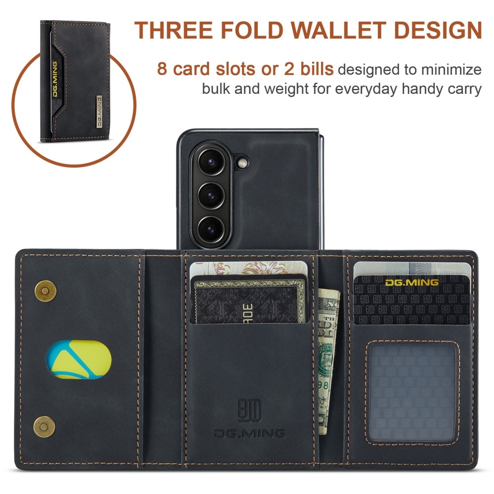 Coque Magnetic Card Slot Samsung Galaxy Z Fold 5, Black