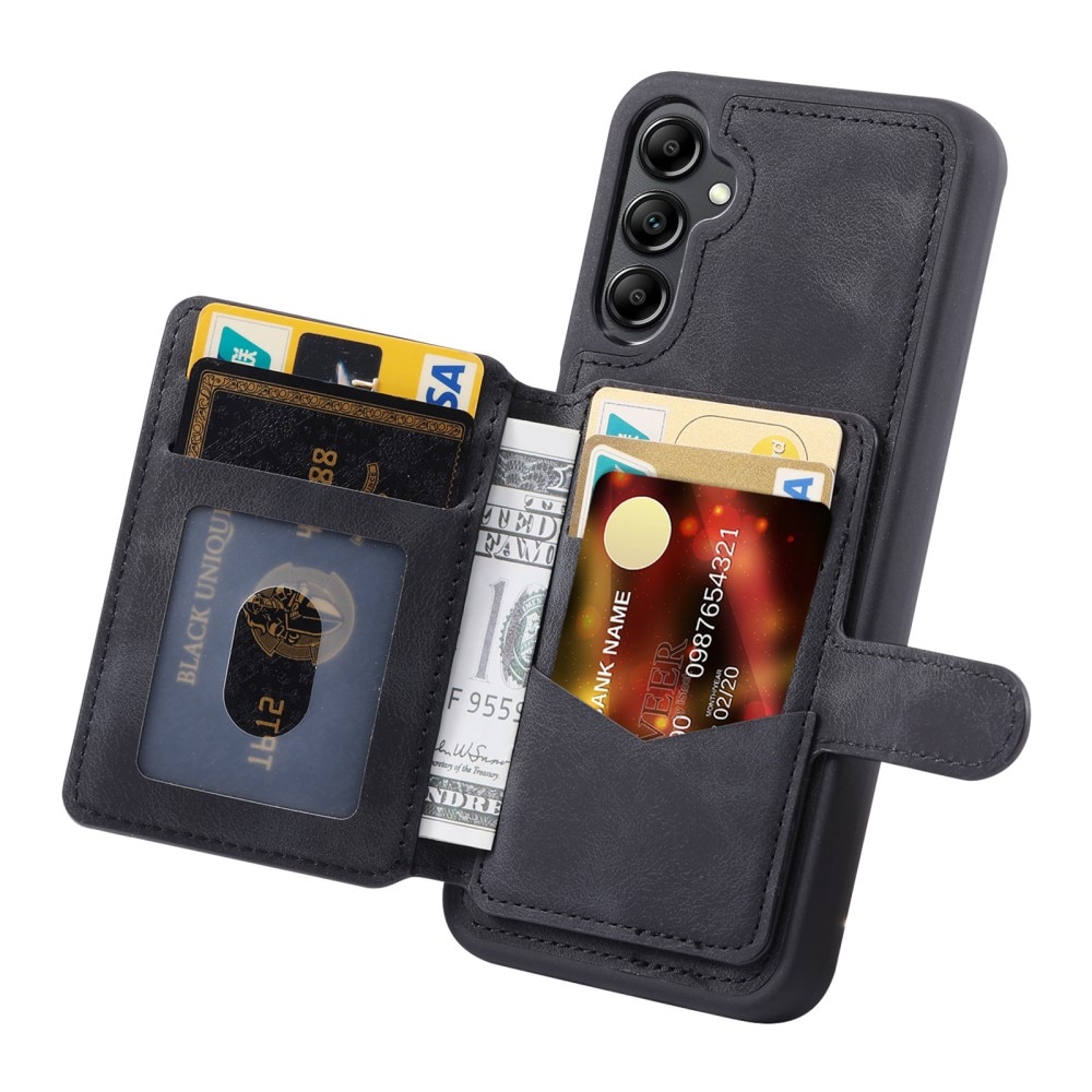 Coque porte-cartes Multi-slot anti-RFID Samsung Galaxy S23 FE, noir