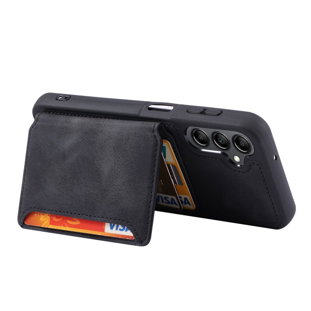 Coque porte-cartes Multi-slot anti-RFID Samsung Galaxy S23 FE, noir