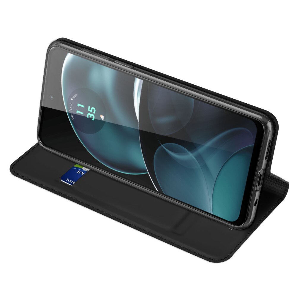 Étui portefeuille Skin Pro Series Motorola Moto G14, Noir