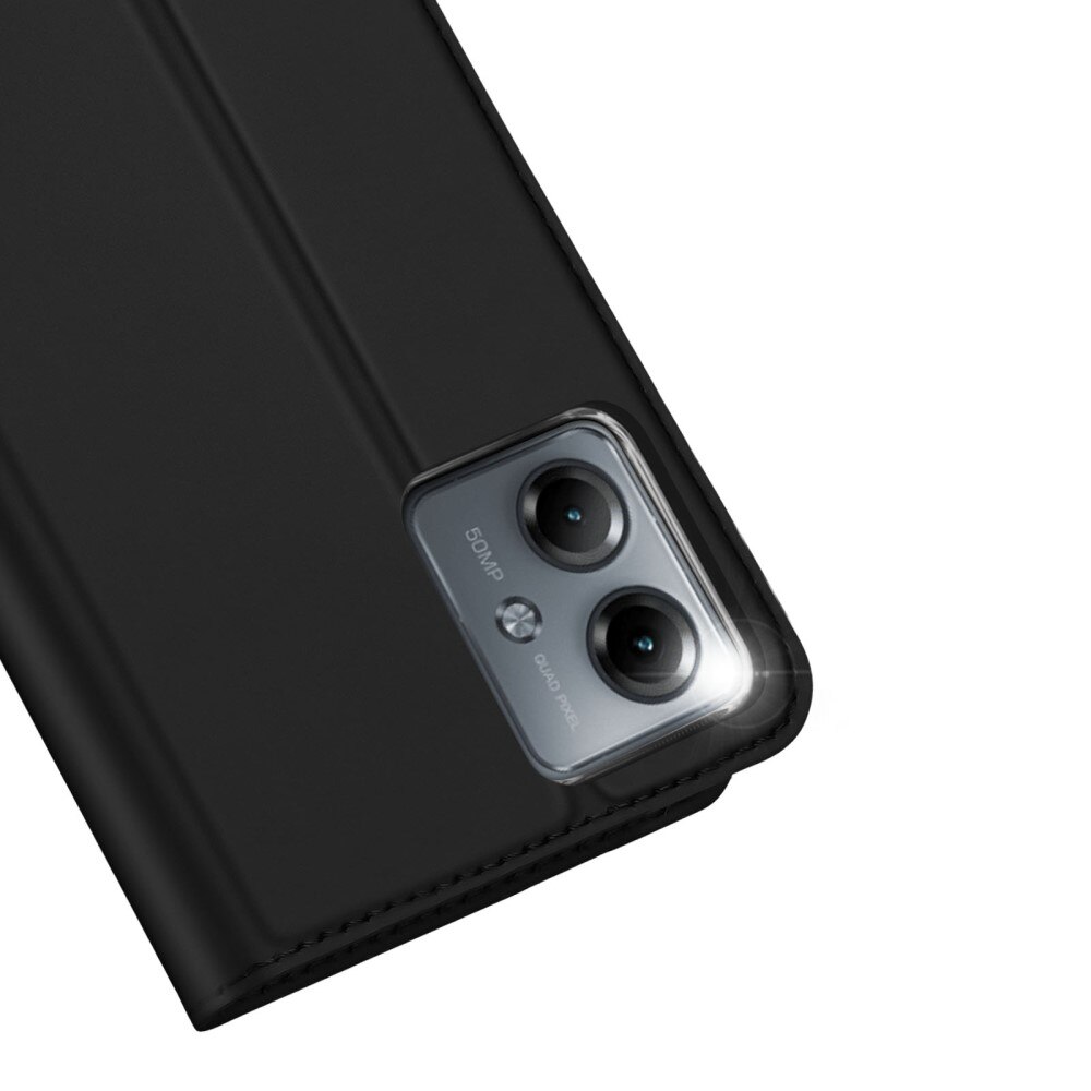 Étui portefeuille Skin Pro Series Motorola Moto G14, Noir