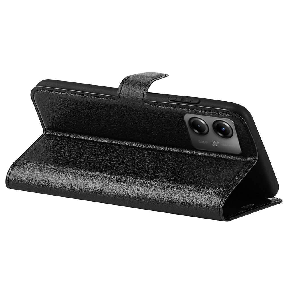 Coque portefeuille Motorola Moto G14, Noir